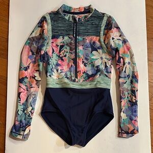 Athleta Kids Floral Rashguard - Multicolor